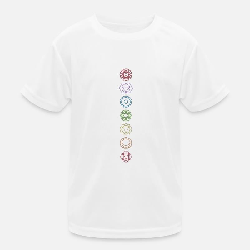 Chakras Kinder Funktions-T-Shirt