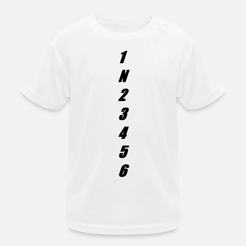 Schaltung Kinder Funktions-T-Shirt