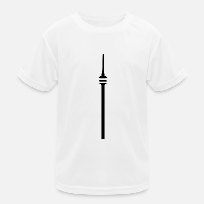 Stuttgart Fernsehturm Kinder Funktions-T-Shirt