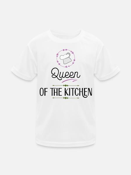 Kochen - Kinder Funktions-T-Shirt - Weiß