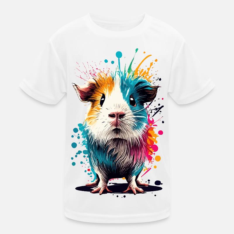 Guinea Pig - Cute Guinea Pig Pet Kids Functional T-Shirt