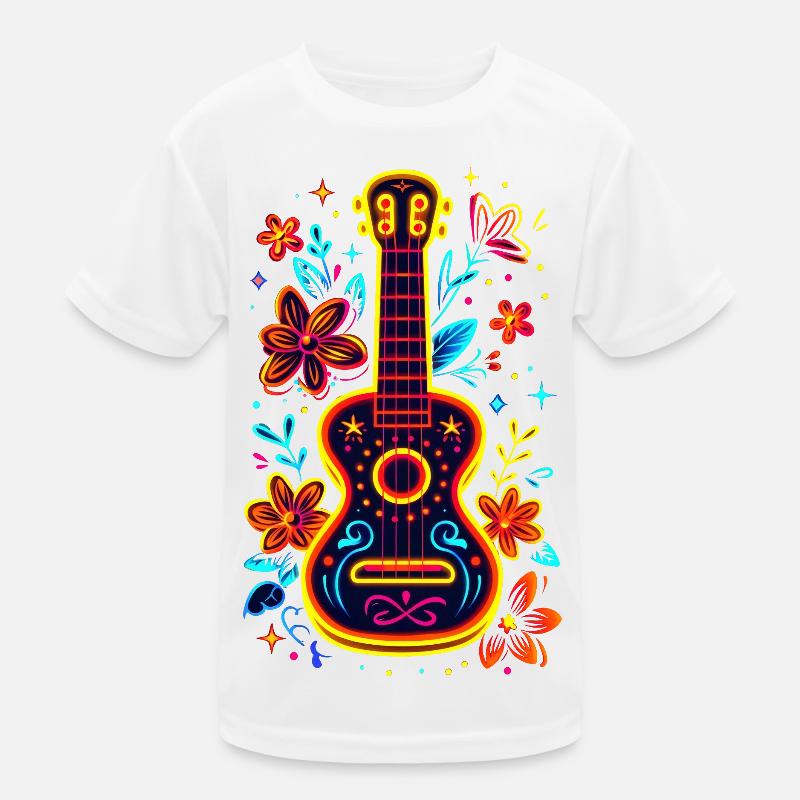90s Ukulele Kids Functional T-Shirt