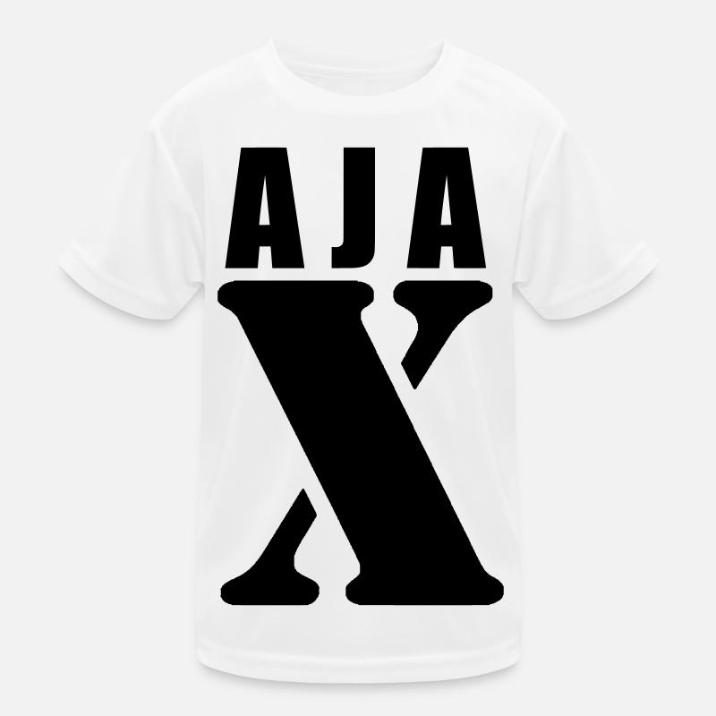 Ajax – First Name Design | Minimal Typography Kids Functional T-Shirt