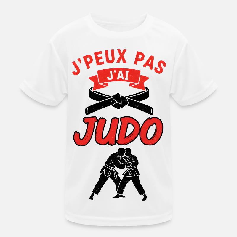 Ich kann nicht, ich habe JUDO Kinder Funktions-T-Shirt