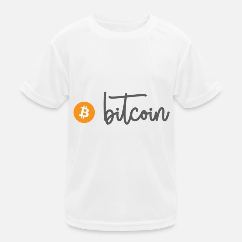 Bitcoin T-shirt sport Enfant