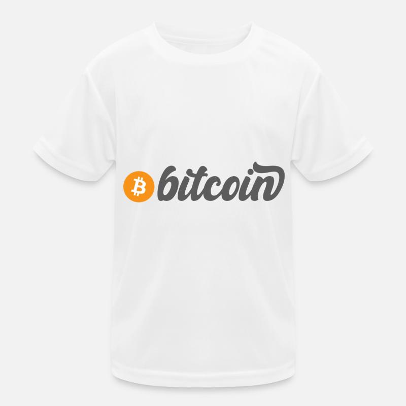 Bitcoin T-shirt sport Enfant
