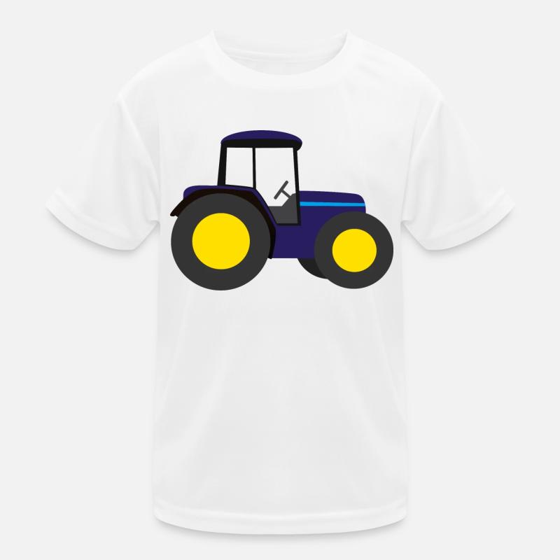 Tractor Tractor Kids Functional T-Shirt