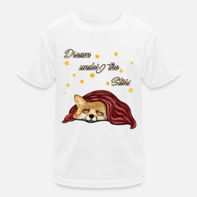 Fuchs Dream under the Stars Kinder Funktions-T-Shirt