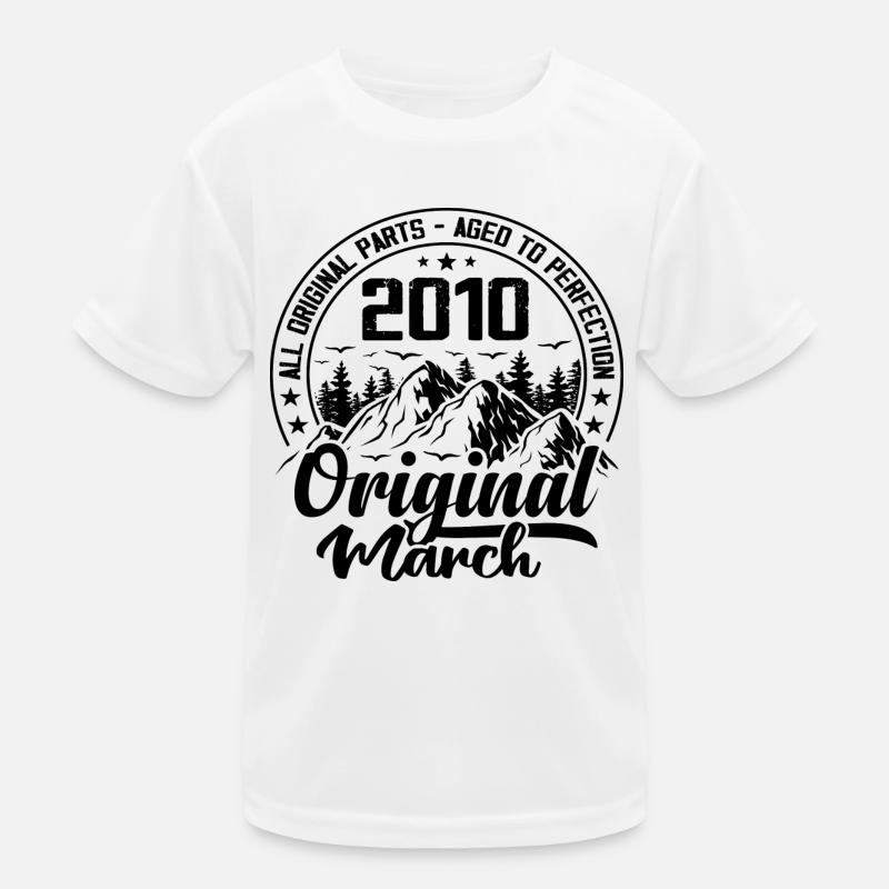 2010 March Original: 14 Years Anniversary Gift Kids Functional T-Shirt