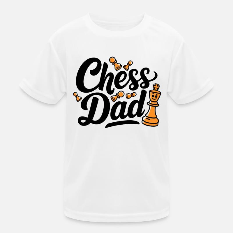 Chess Dad Schach Spruch Zitat Kinder Funktions-T-Shirt