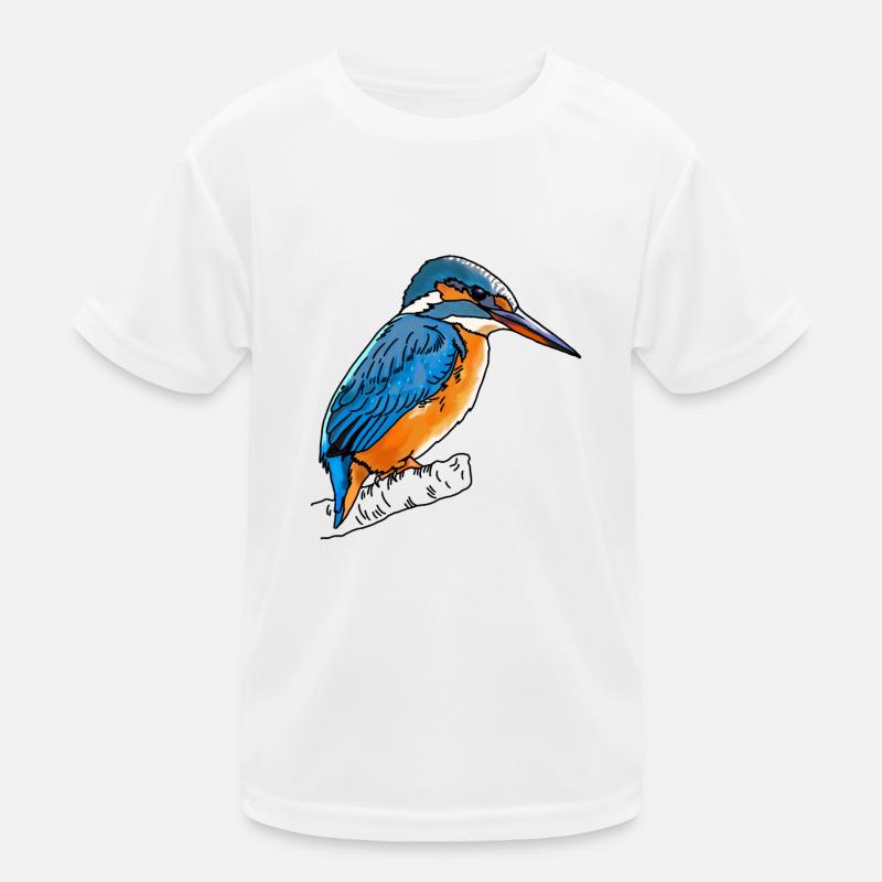Eisvogel Kinder Funktions-T-Shirt