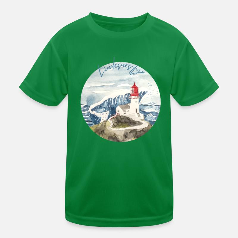 Lindesnes / Norwegen Südkap Souvenir Kinder Funktions-T-Shirt