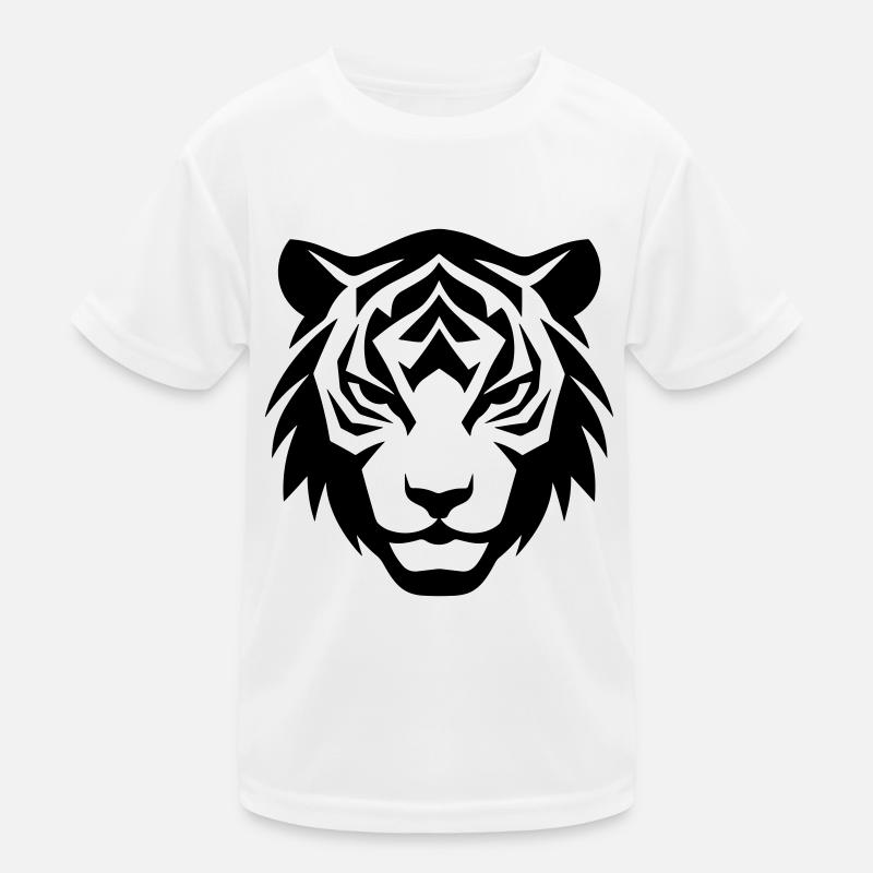 Felin Dschungel-Tigerkopf Kinder Funktions-T-Shirt