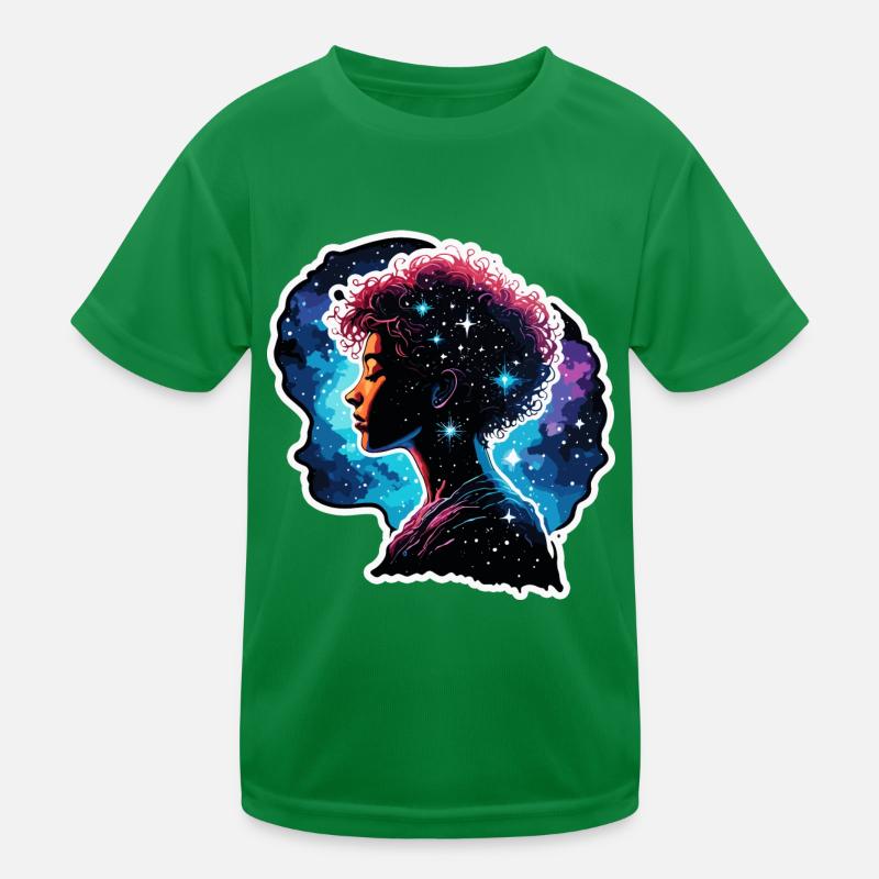 Silhouette / Forest / Portrait / Trees / Person Kids Functional T-Shirt