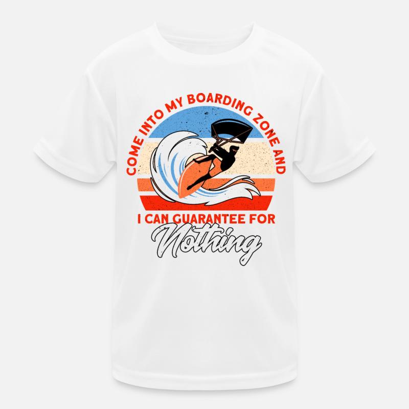 Kiteboarder Kitesurfer Kiten Kiteboard Geschenk Kinder Funktions-T-Shirt