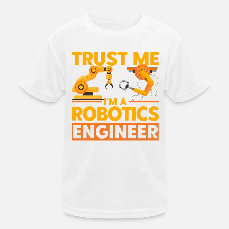 Technik Robotik Robotik Ingenieur Geschenk Kinder Funktions-T-Shirt
