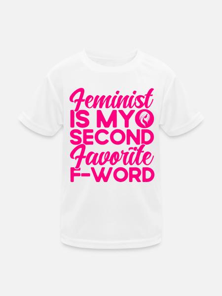 Gender equality Gender equality - Kids Functional T-Shirt - white - Front