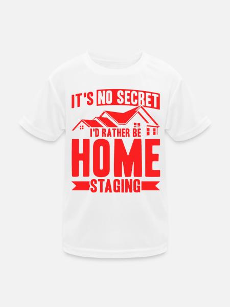 Inneneinrichtung Haus Einrichtung Innenarchitektin - Kinder Funktions-T-Shirt - Weiß - Vorne