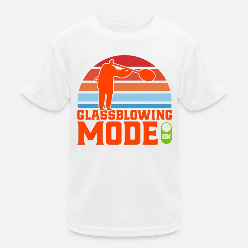 Glasarbeiter Glasblasen Glasbläserei Geschenk Kinder Funktions-T-Shirt