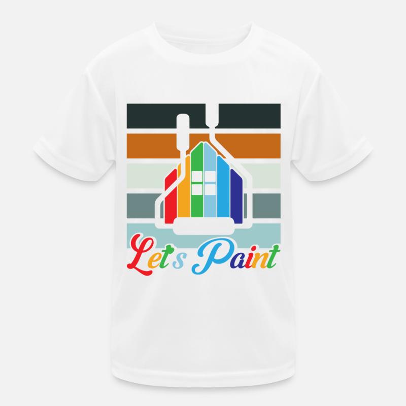 Painter Tradesman Decorator Gift Kids Functional T-Shirt