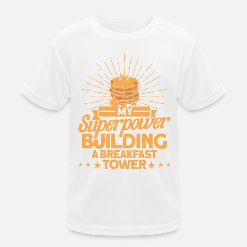 Pancakes Lovers Petit déjeuner Pancakes Fluffi T-shirt sport Enfant