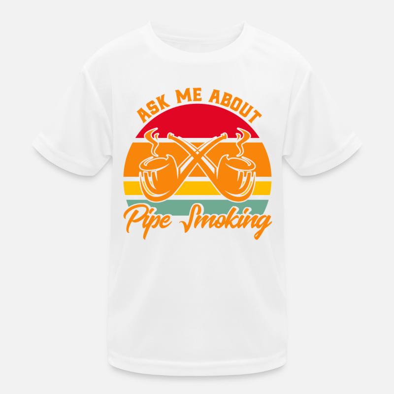 Pipe fumer pipe amateurs de tabac à pipe gesc T-shirt sport Enfant