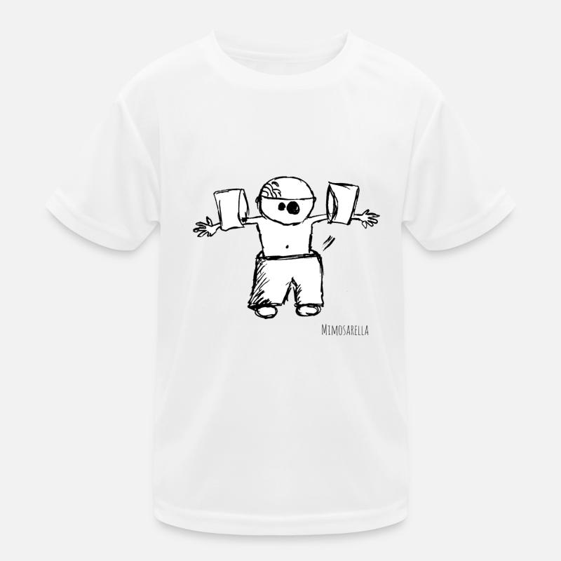 Mimosarella - Freischwimmer Kinder Funktions-T-Shirt