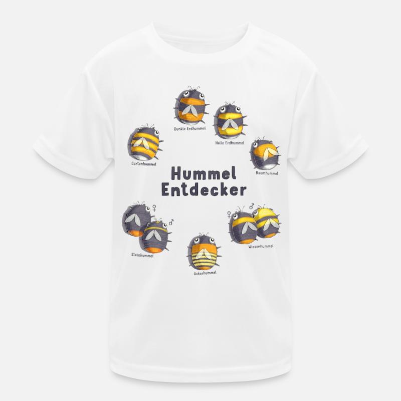 Bumblebee Explorer - connaissez-vous toutes les espèces de bourdons? T-shirt sport Enfant