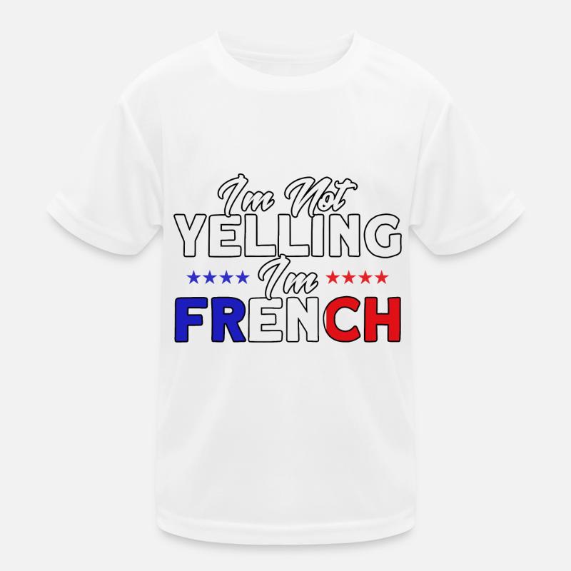 French Flag French Roots Gift Kids Functional T-Shirt