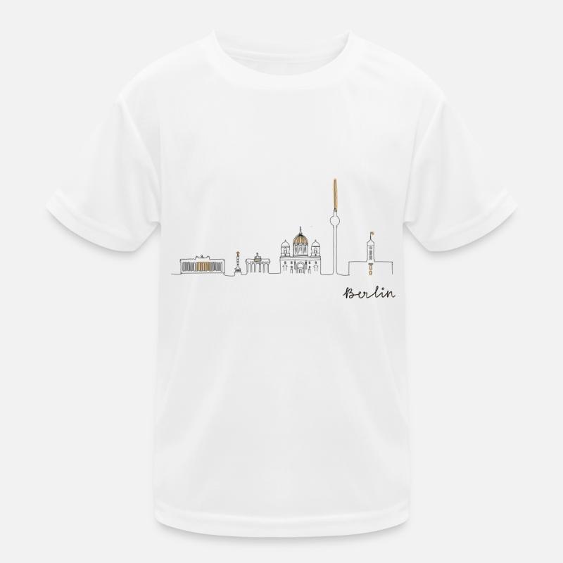 Skyline Berlin Kinder Funktions-T-Shirt