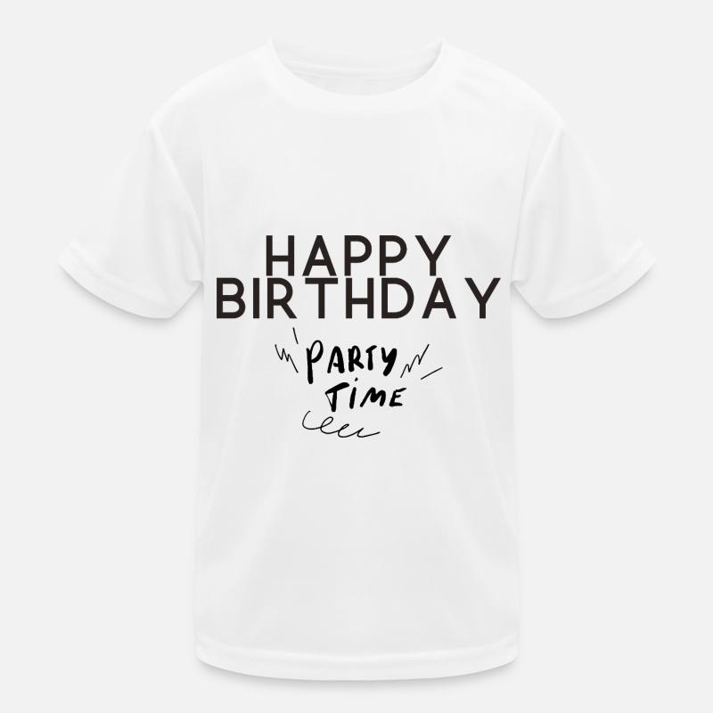 Bon anniversaire T-shirt sport Enfant