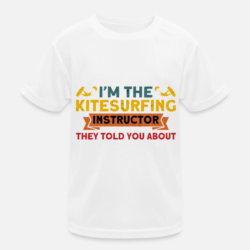 Kiteboarder Kitesurfer Kiten Kiteboard Geschenk Kinder Funktions-T-Shirt