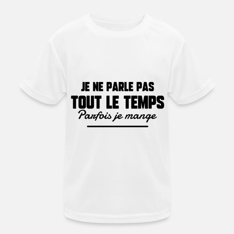 Bavard ou bavarde T-shirt sport Enfant