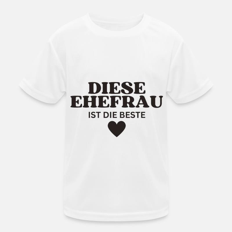 Diese Ehefrau ist die Beste Kinder Funktions-T-Shirt