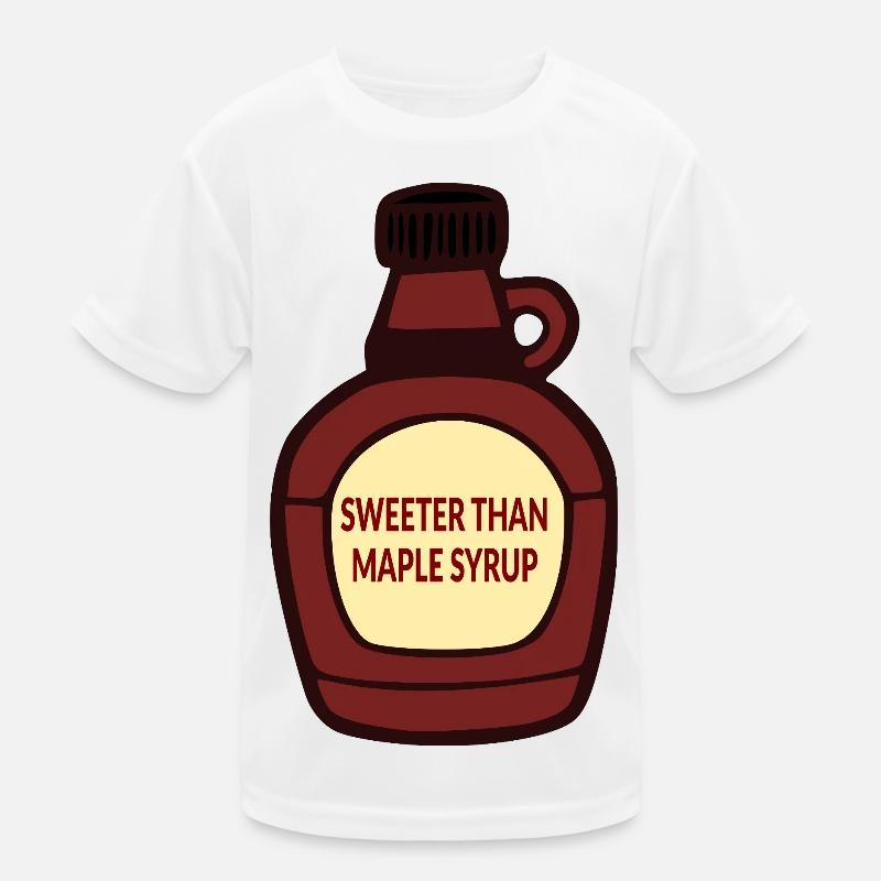 Ahornsirup Süßes Kompliment Kinder Funktions-T-Shirt