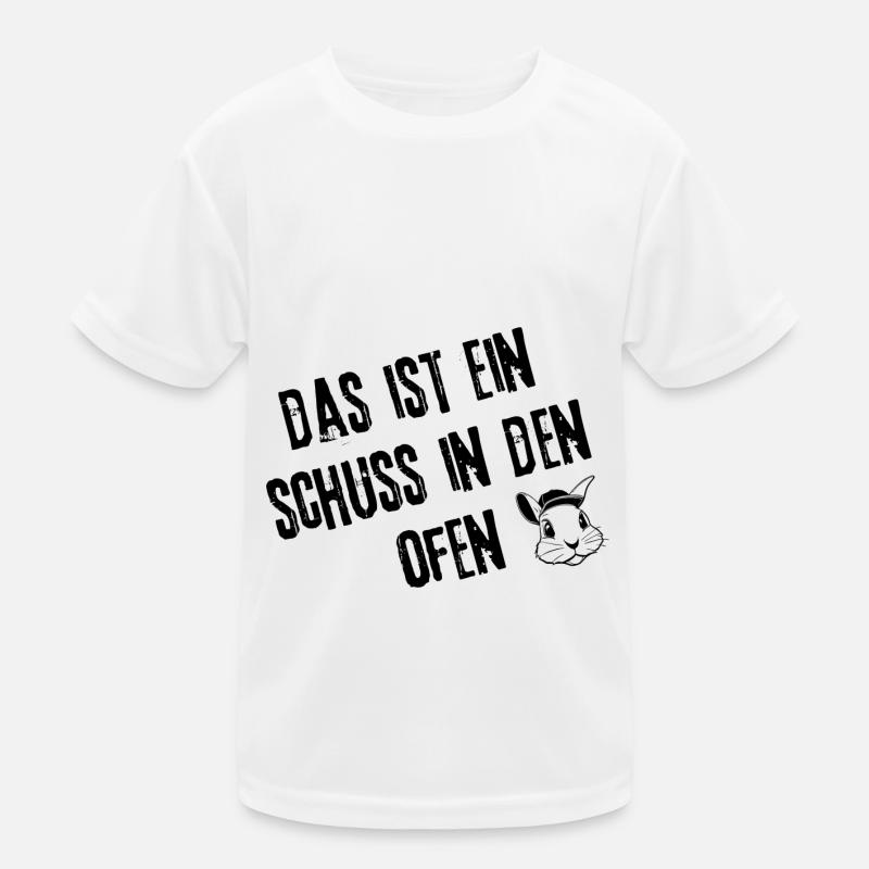 Fehlschuss Mode | Redewendung Kinder Funktions-T-Shirt