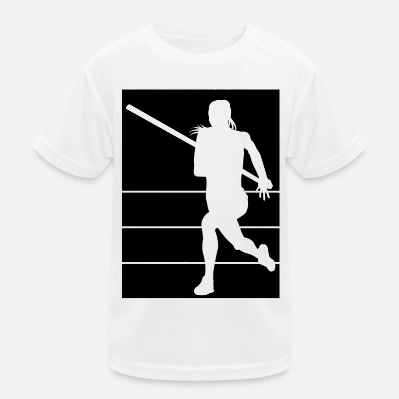 Stabhochspringer Kinder Funktions-T-Shirt