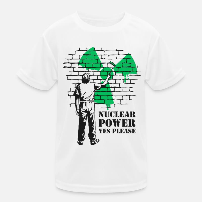 Atomkraft Ja bitte, Ja zu Atomenergie Kinder Funktions-T-Shirt