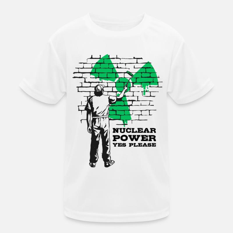 Atomkraft Ja bitte, Ja zu Atomenergie Kinder Funktions-T-Shirt