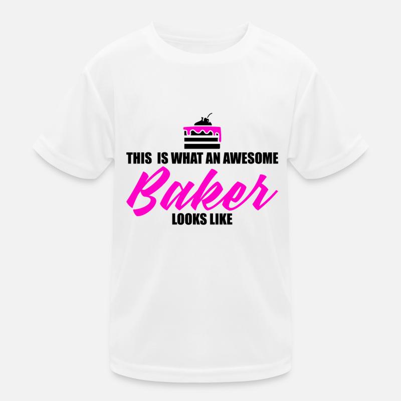awesome baker Kinder Funktions-T-Shirt