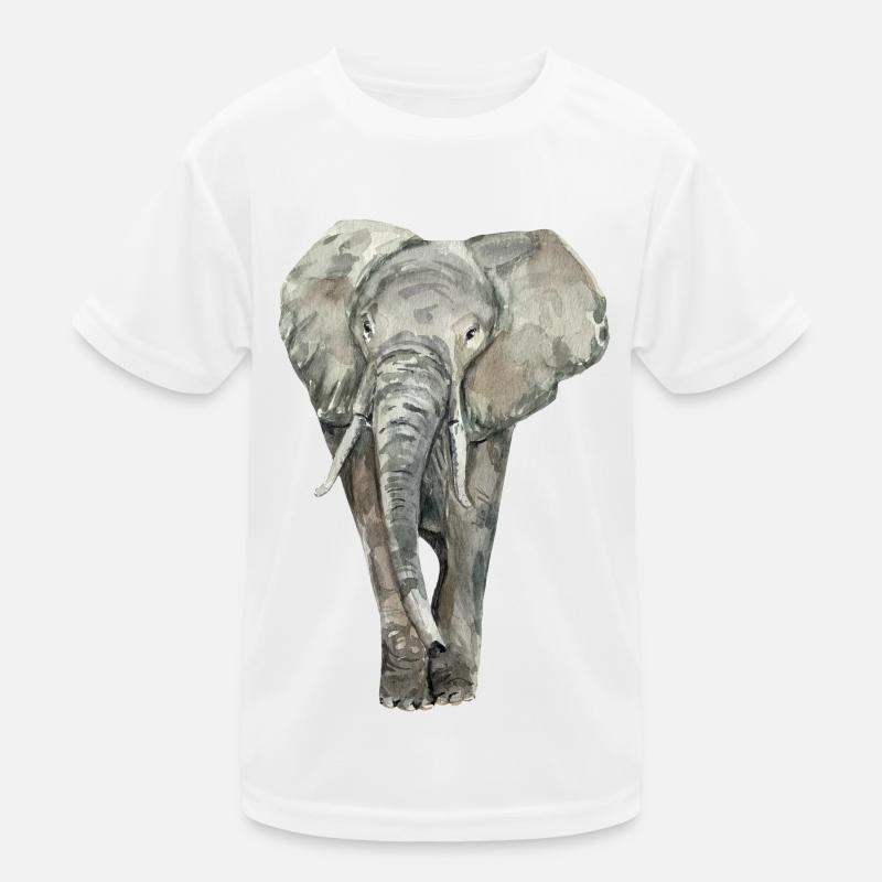 Elefant Kinder Funktions-T-Shirt