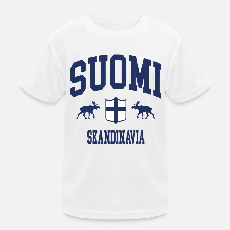 Finlande T-shirt sport Enfant