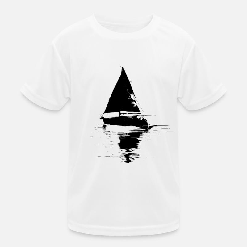 Segelschiff Kinder Funktions-T-Shirt