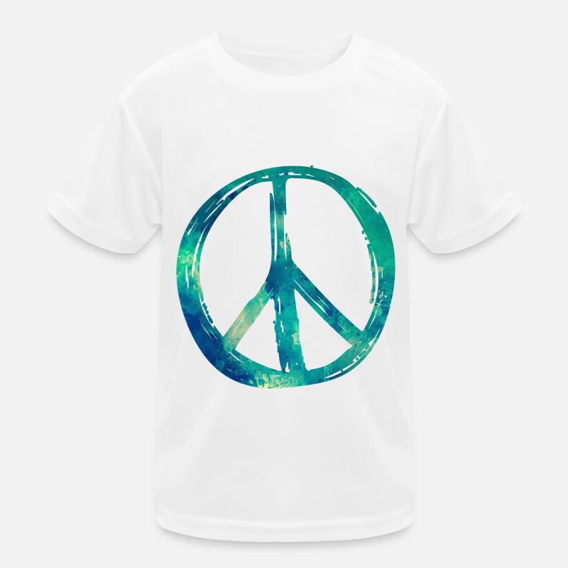 Signe de la paix T-shirt sport Enfant