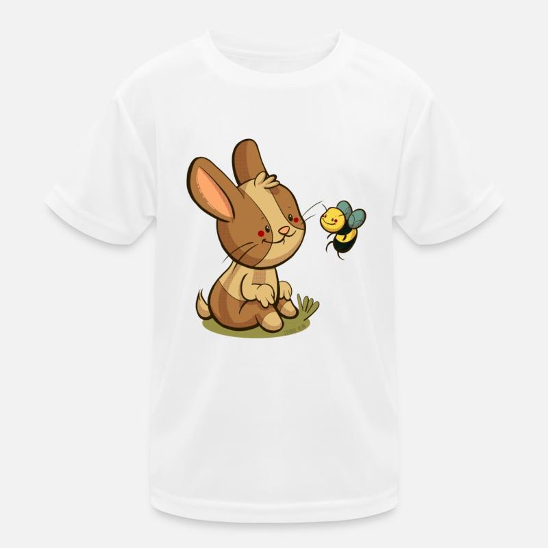Lapin et abeille T-shirt sport Enfant