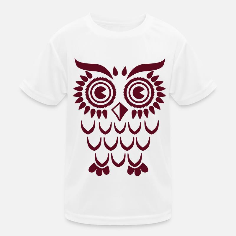 Owl Eule Kinder Funktions-T-Shirt