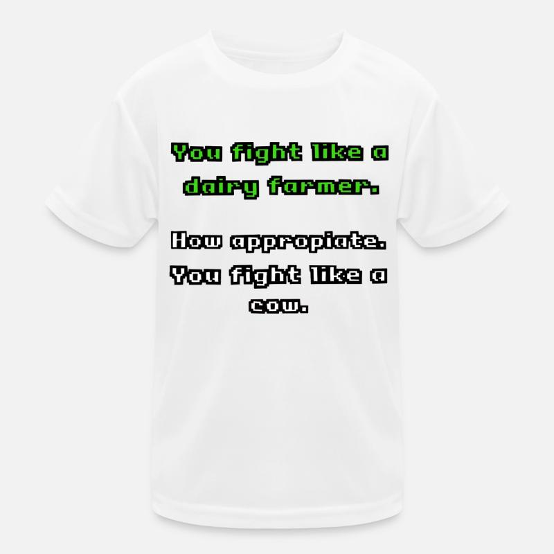 Dairy Farmer 3 Kids Functional T-Shirt