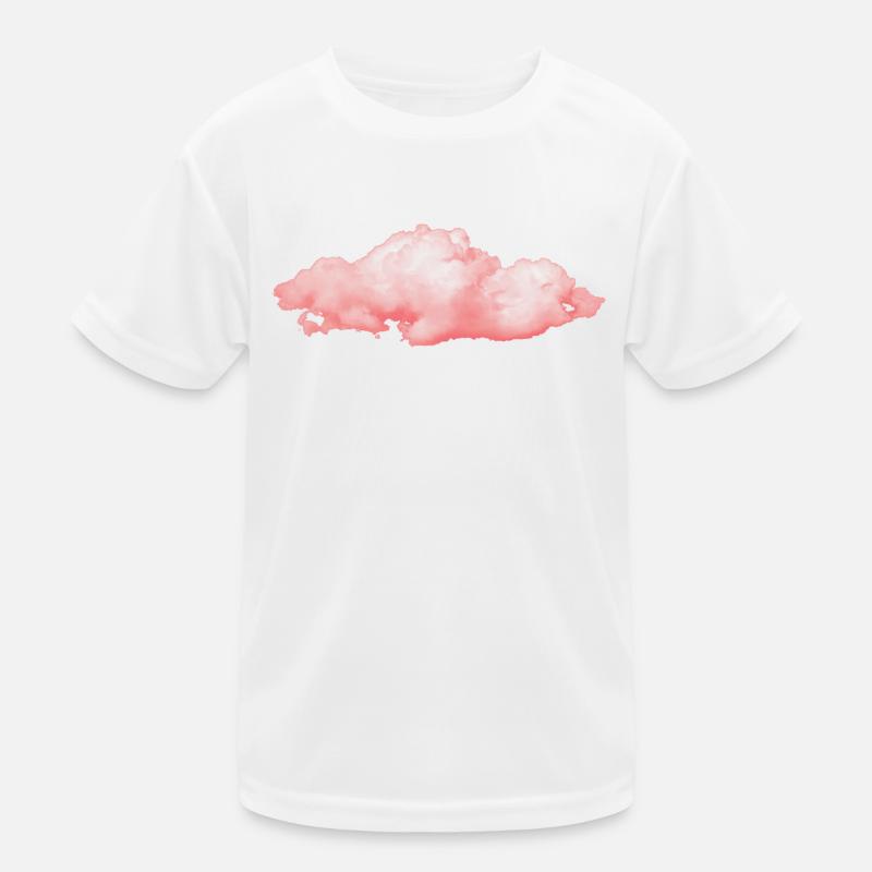 rosy fluffy cloud Kids Functional T-Shirt