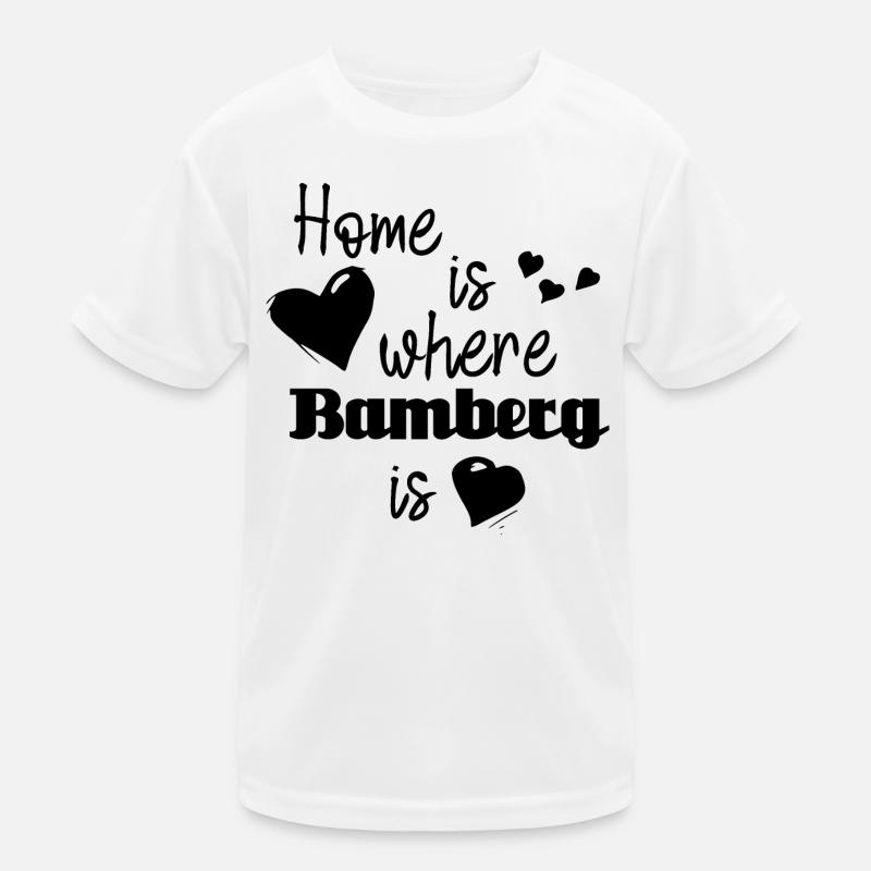 Zuhause in Bamberg - Home is where Bamberg is Kinder Funktions-T-Shirt
