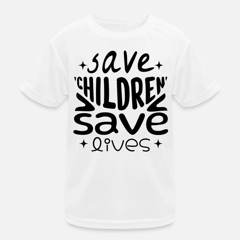 Kinder retten, Leben retten Kinder Funktions-T-Shirt